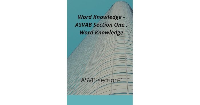 Asvab word knowledge list pdf