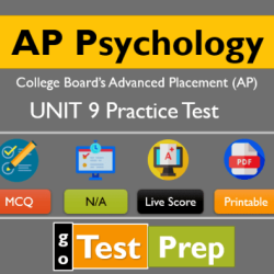 Unit 9 ap psychology practice test