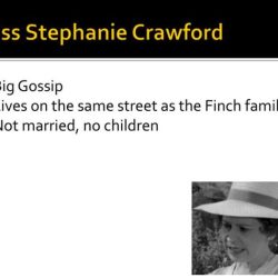 Miss stephanie to kill a mockingbird